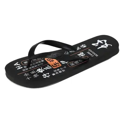 A generation of hair flip-flops men's summer non-slip outdoor shoes sandals flat beach shoes beach slippers men's tide