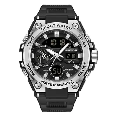 Sanda Men's Blue Sports Watch with Luminous Dial