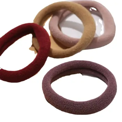 High Elastic Head Rope Black Rubber Band Wholesale