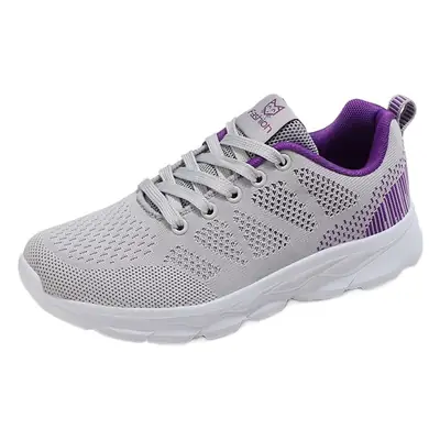 2025 Autumn New Women's Shoes Soft Sole Walking Shoes Plaid Mom's Shoes Foreign Trade Cross-Border Travel Sports Shoes Dropshipping