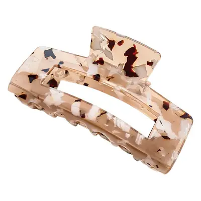Berphoia Large Hollow Hair Clip Leopard Print Korean Style