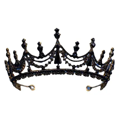 Full Zircon Copper Bridal Crown for Women