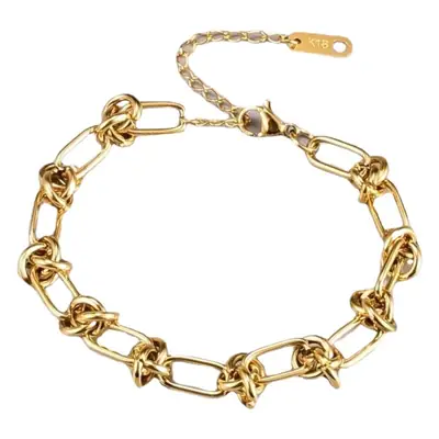 Gold Thorn Cross-Country Naked Chain Necklace