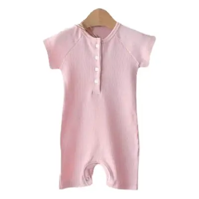 Baby Hooded Pajamas Cotton Summer Wear Light Colors