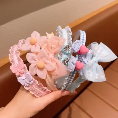 Cute Flower-Shaped Hairbands for Girls