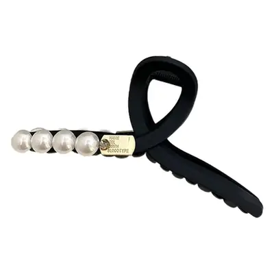 Black Pearl Hairpin for Women High-Grip Updo Clip