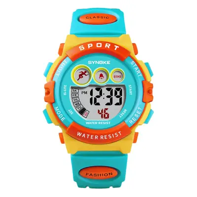 SYNOKE Waterproof Kids Watch Sport Colorful