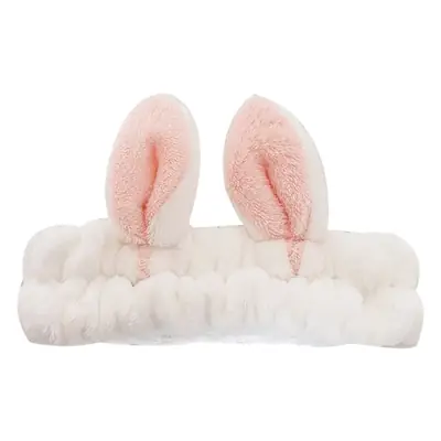 Pink Cartoon Rabbit Ear Headband for Women