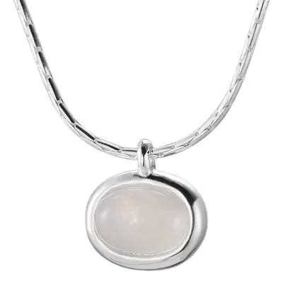 White Chalcedony Dangle Earrings for Women