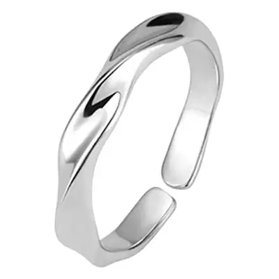 S999 sterling silver endless single ring ring ring for men and women single men Korean ins jewelry birthday 520 gift for boys
