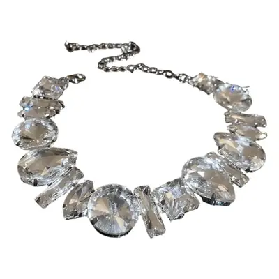 Exaggerated Diamond Choker Necklace for Women