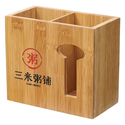 Bamboo Chopstick Barrel 8x5.8cm for Home & Bar