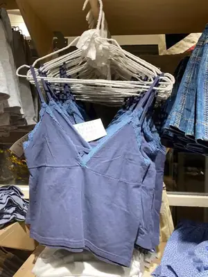 Hidden Blue V-Neck Camisole V-Neck V-Neck