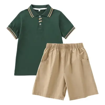Pure Cotton Primary School Summer Skirts Beige