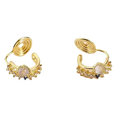 Women's Moonstone Ear Clip Earrings 2022 New Fashion
