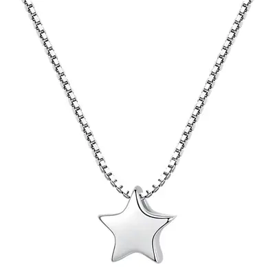 Titanium Beaded Five-pointed Star Necklace for Girls