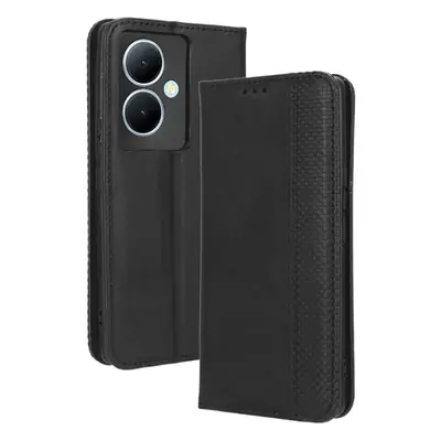 Red Leather Magnetic Flip Phone Case for Y78 Plus 5g