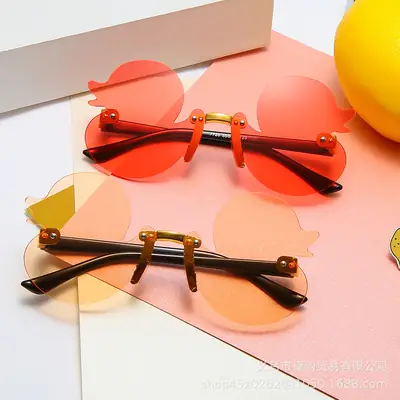 New Duckling Rimless Sunglasses Anti-Ultraviolet