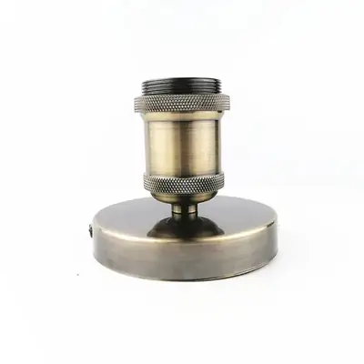E27 Ceiling Lamp Holder with Cup Open Base