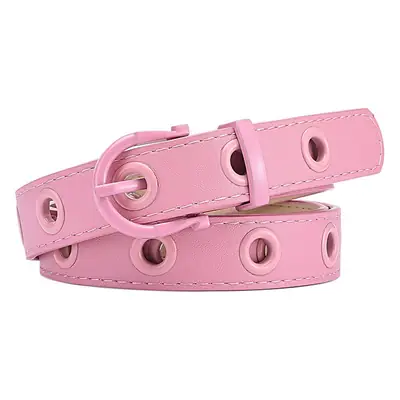Women's Brown Hollow Pin Buckle Belt