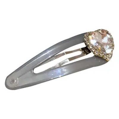 Sweet Rhinestone Heart Hair Clips for Girls
