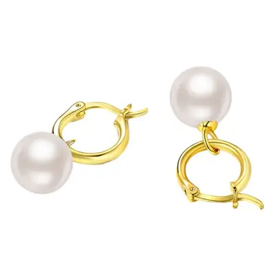 S999 Sterling Silver Pearl Earrings 2024 New Trendy Earrings Versatile Fashionable Elegant Earrings for Women