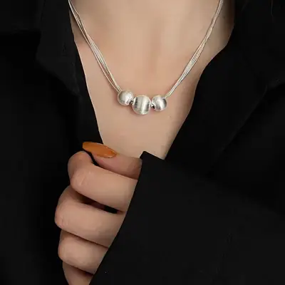 Korean Style Pearl Necklace for Women