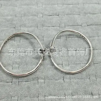 Silver Cross Nail Opening Bracelet for Men Women
