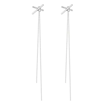 S925 Sterling Silver Fringe Earrings for Women