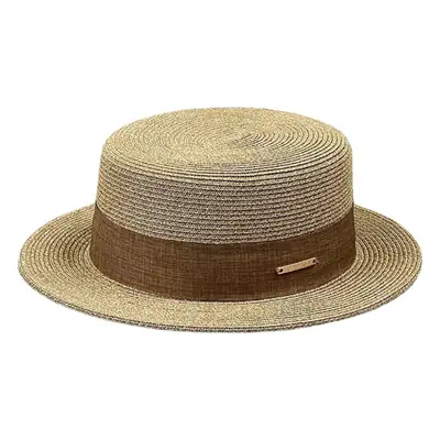 Straw French Hat for Kids Summer Travel Sunscreen