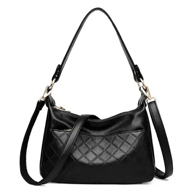 Women's Maroon Crossbody Bag with Quilted Design