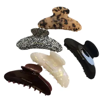 High-End Acrylic Hair Clips Large Clip Headwear Shark Clip Feminine Fashion New Style