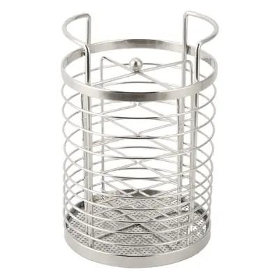 Stainless Steel Rotatable Chopstick Holder with Toothbrush Compartments