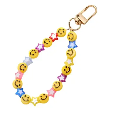 Pink Heart Bluetooth Headset Set with Smiley Mobile Case