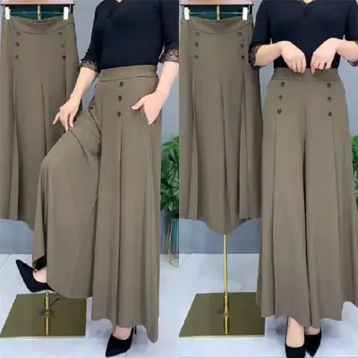 Women's Wide Leg Pants with High Waist Cut 2023