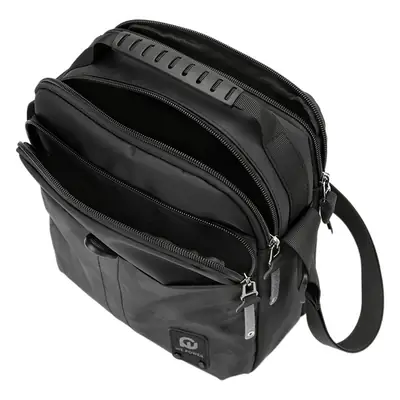Men's Black Camo Shoulder Bag with We Power Logo