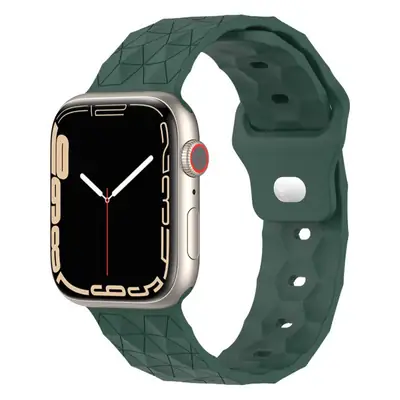 Orange Geometric Silicone Sport Strap for Apple Watch Ultra