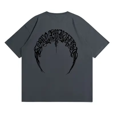 Gothic Back Print American Street Fashion T-Shirt