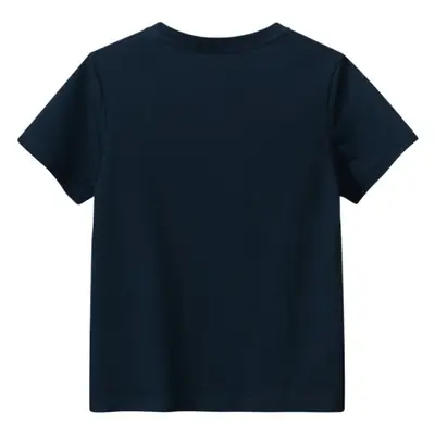 Kids Shark Graphic T-Shirt Navy Blue Short Sleeve