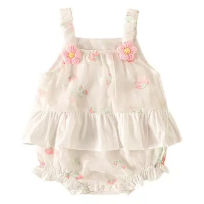 Baby Floral Cotton Sling Bag for Girls Summer