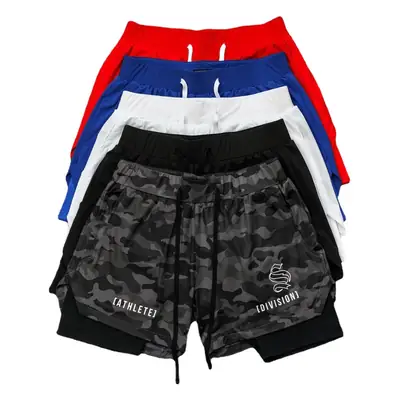 Men Red Casual Shorts Cross-Border Beach Wear