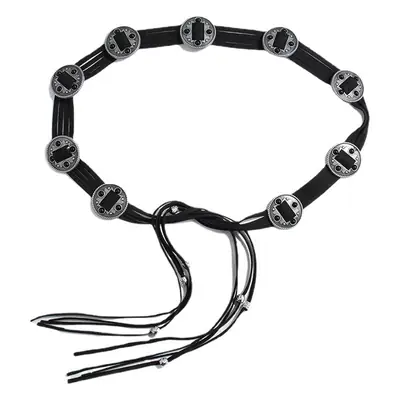 New Western Style Inlaid Beads Belt for Women