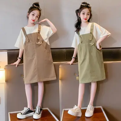Girls Cotton Over-the-Foot Skirts Summer 2025