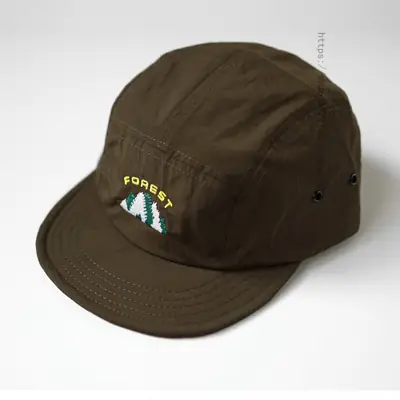 Men's Forest Soft Cap with Embroidered Design