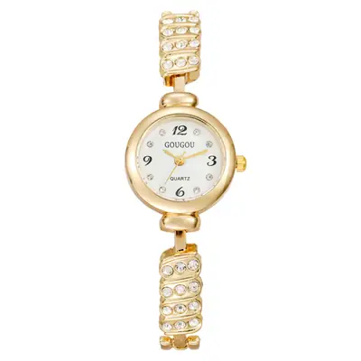 Digital Diamond Encrusted Women's Quartz Watch