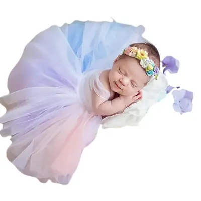 Newborn Princess Dress Full Moon Hundred Days Baby Suit