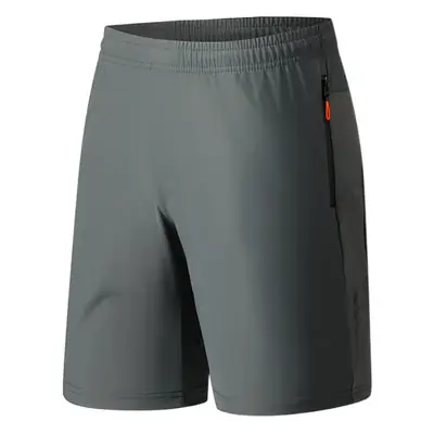 Men's Black Ice Silk Casual Shorts 2024