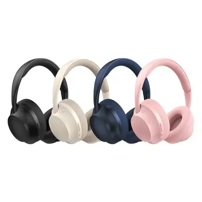 Pink Over-Ear Bluetooth Headset for Sports