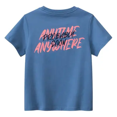 Blue Korean Kids Half Sleeve T-Shirt Large