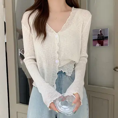 Women's Knit Cardigan Sun Protection Summer Shawl